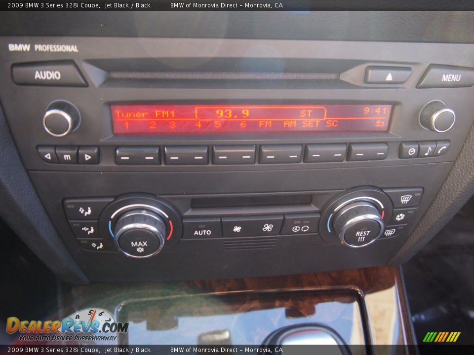 2009 BMW 3 Series 328i Coupe Jet Black / Black Photo #24