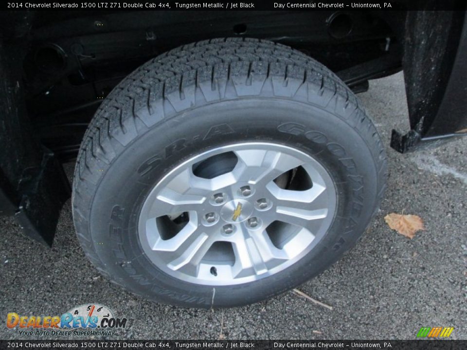 2014 Chevrolet Silverado 1500 LTZ Z71 Double Cab 4x4 Tungsten Metallic / Jet Black Photo #3