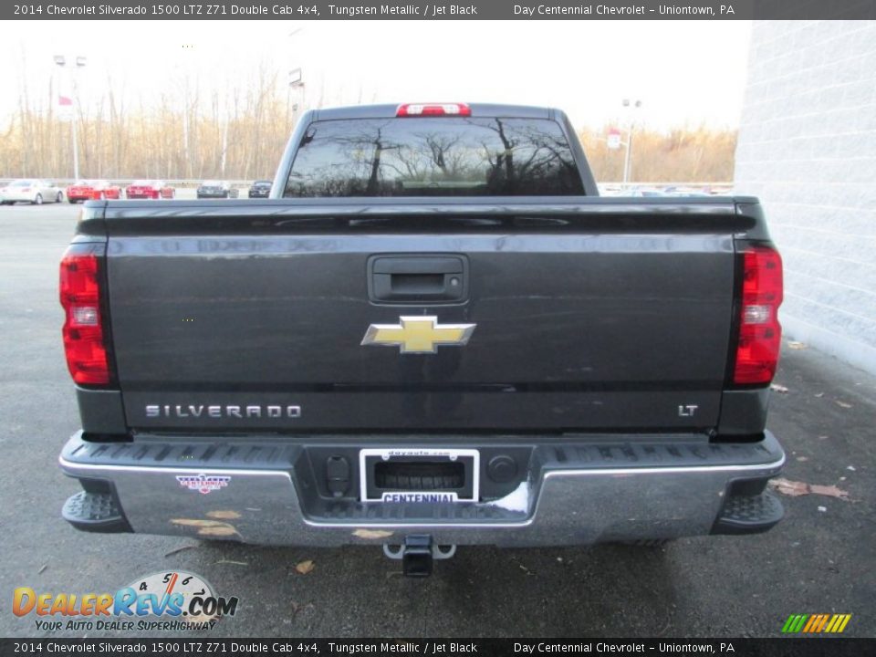 2014 Chevrolet Silverado 1500 LTZ Z71 Double Cab 4x4 Tungsten Metallic / Jet Black Photo #5