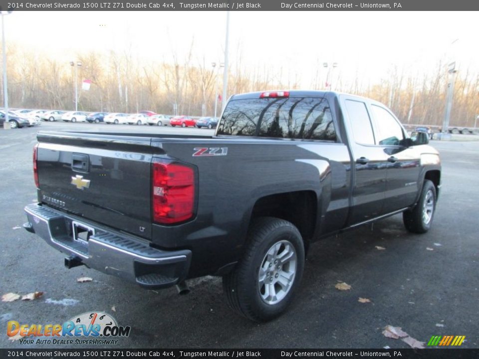 2014 Chevrolet Silverado 1500 LTZ Z71 Double Cab 4x4 Tungsten Metallic / Jet Black Photo #8