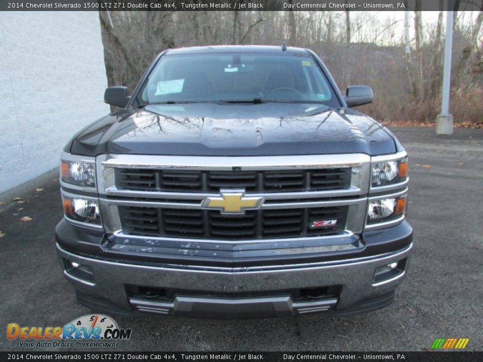 2014 Chevrolet Silverado 1500 LTZ Z71 Double Cab 4x4 Tungsten Metallic / Jet Black Photo #10