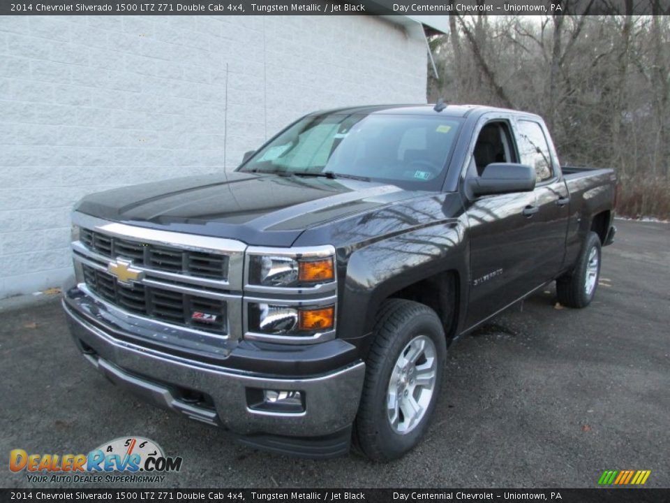 2014 Chevrolet Silverado 1500 LTZ Z71 Double Cab 4x4 Tungsten Metallic / Jet Black Photo #11