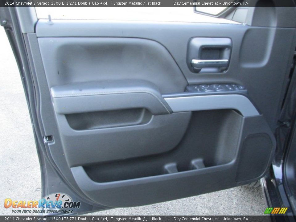2014 Chevrolet Silverado 1500 LTZ Z71 Double Cab 4x4 Tungsten Metallic / Jet Black Photo #12