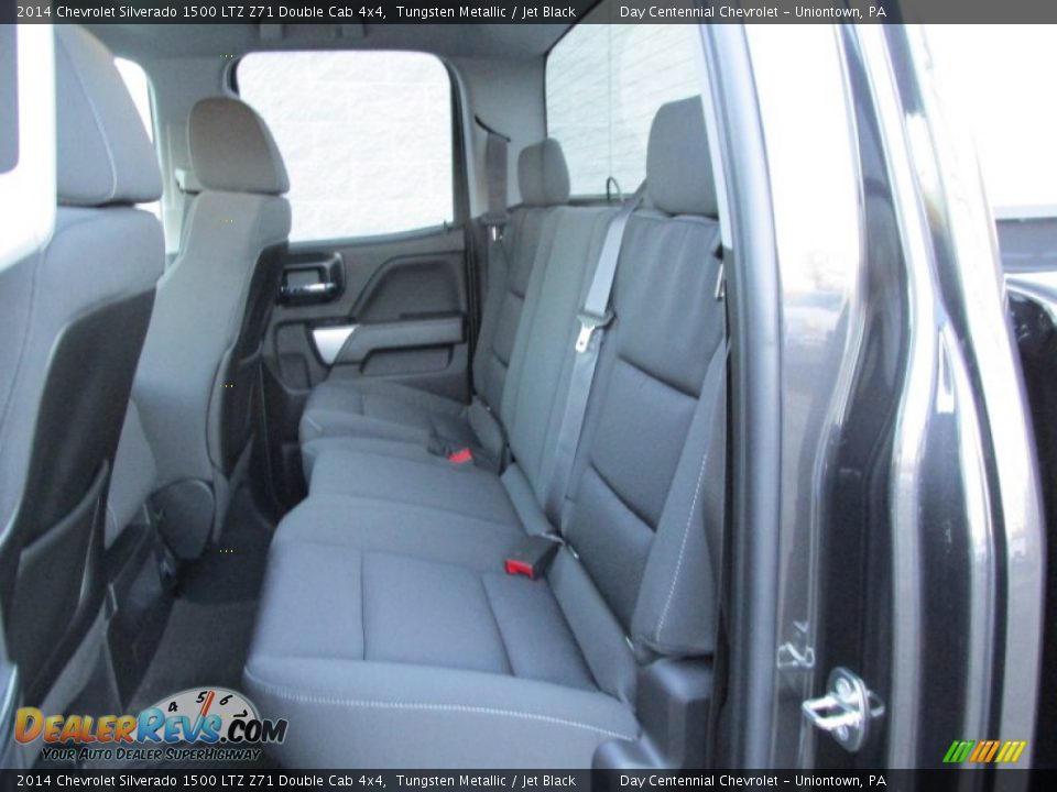 2014 Chevrolet Silverado 1500 LTZ Z71 Double Cab 4x4 Tungsten Metallic / Jet Black Photo #14