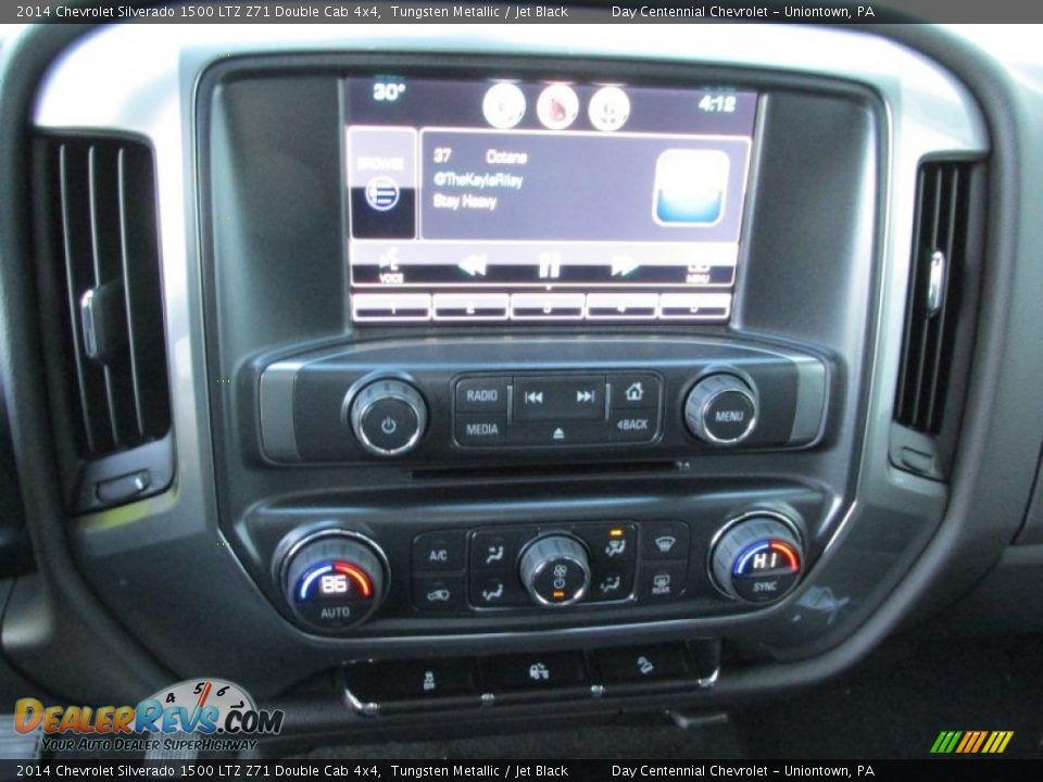 2014 Chevrolet Silverado 1500 LTZ Z71 Double Cab 4x4 Tungsten Metallic / Jet Black Photo #17
