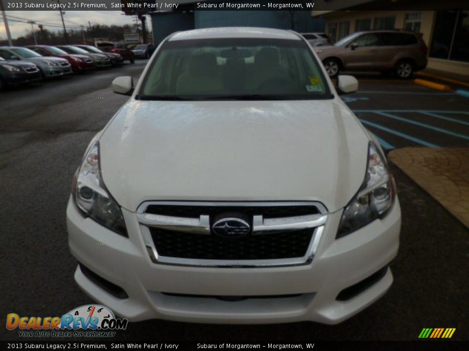 2013 Subaru Legacy 2.5i Premium Satin White Pearl / Ivory Photo #2