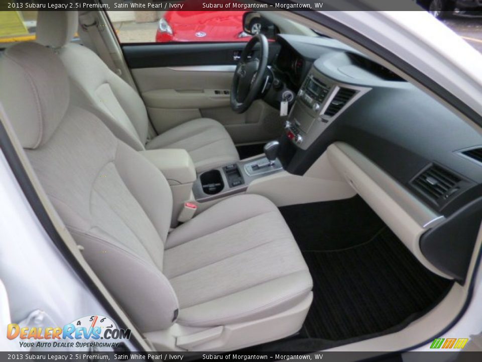 2013 Subaru Legacy 2.5i Premium Satin White Pearl / Ivory Photo #4
