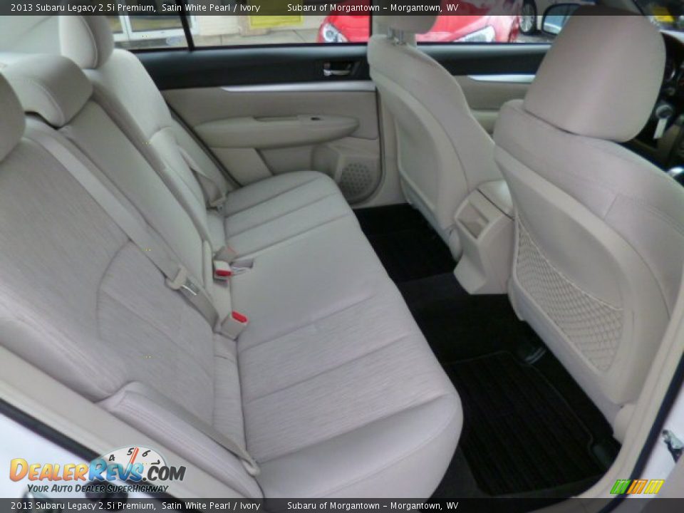2013 Subaru Legacy 2.5i Premium Satin White Pearl / Ivory Photo #5