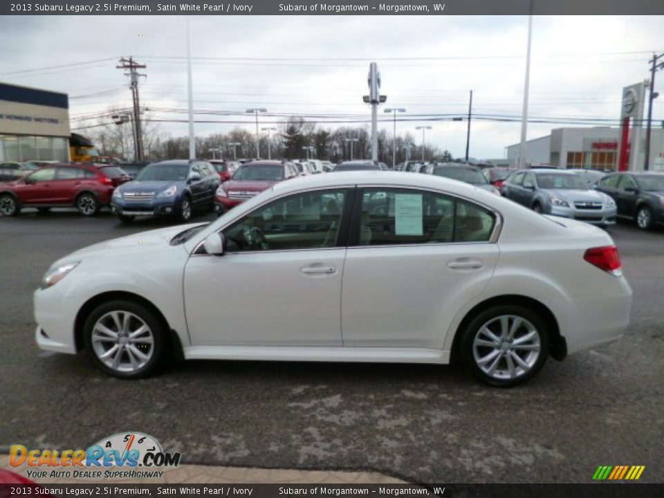2013 Subaru Legacy 2.5i Premium Satin White Pearl / Ivory Photo #8