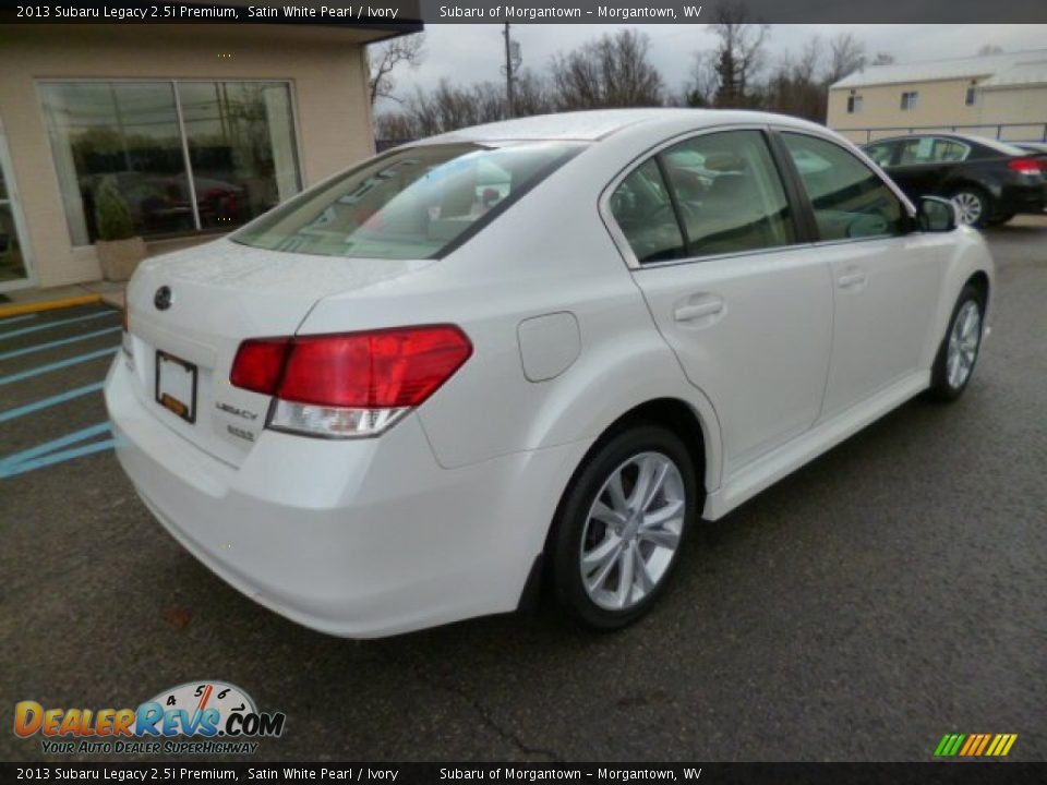 2013 Subaru Legacy 2.5i Premium Satin White Pearl / Ivory Photo #11