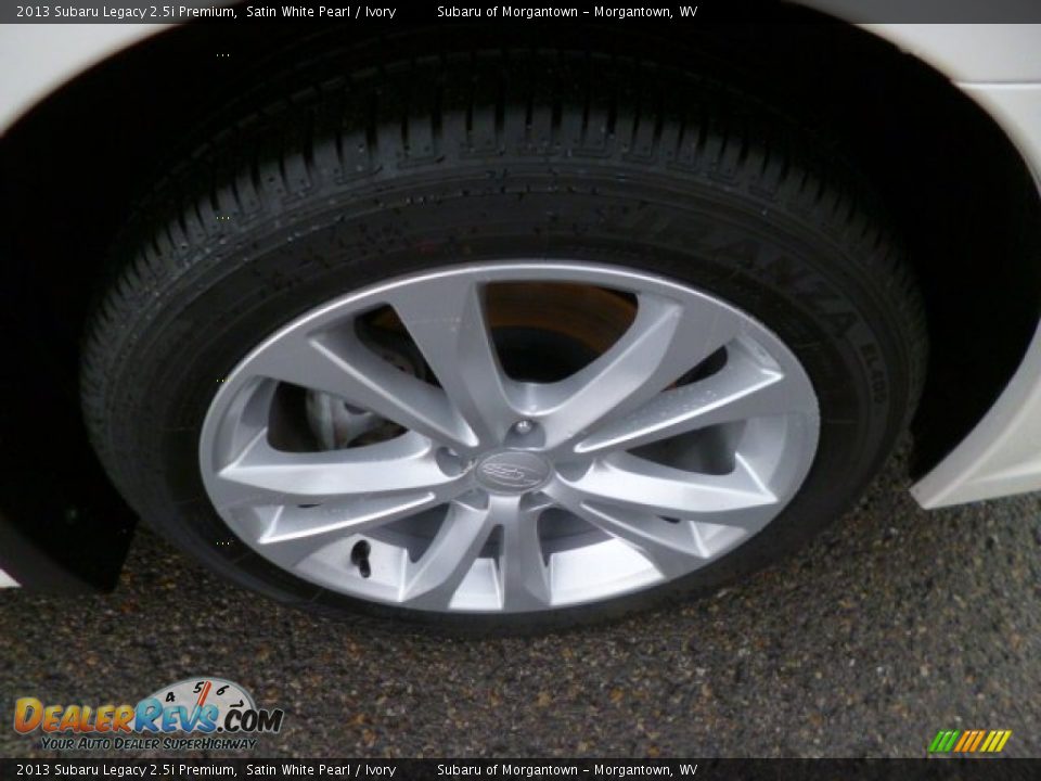 2013 Subaru Legacy 2.5i Premium Satin White Pearl / Ivory Photo #13