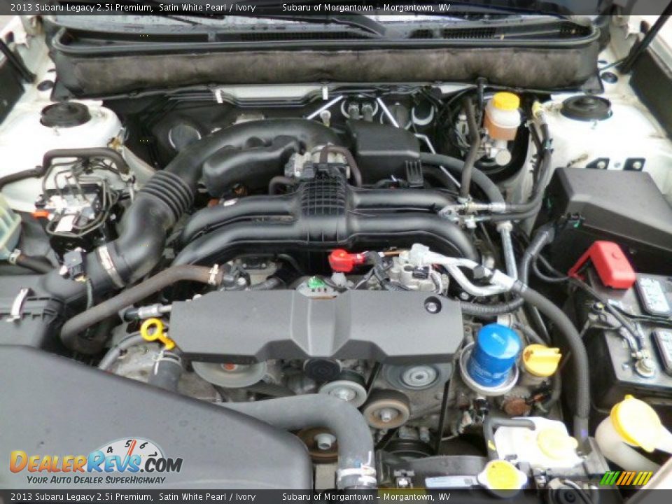 2013 Subaru Legacy 2.5i Premium Satin White Pearl / Ivory Photo #17