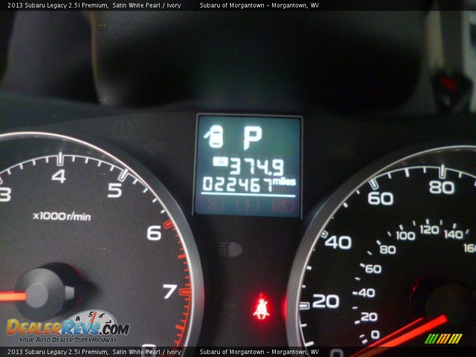 2013 Subaru Legacy 2.5i Premium Satin White Pearl / Ivory Photo #20