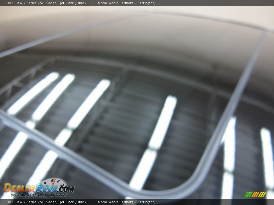 2007 BMW 7 Series 750i Sedan Jet Black / Black Photo #12