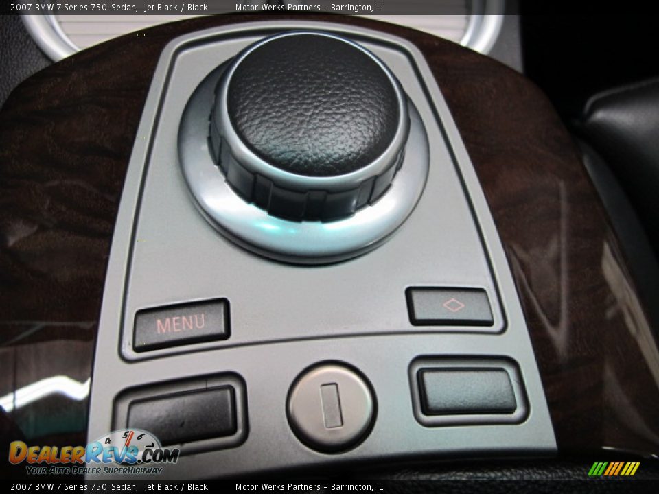 2007 BMW 7 Series 750i Sedan Jet Black / Black Photo #33