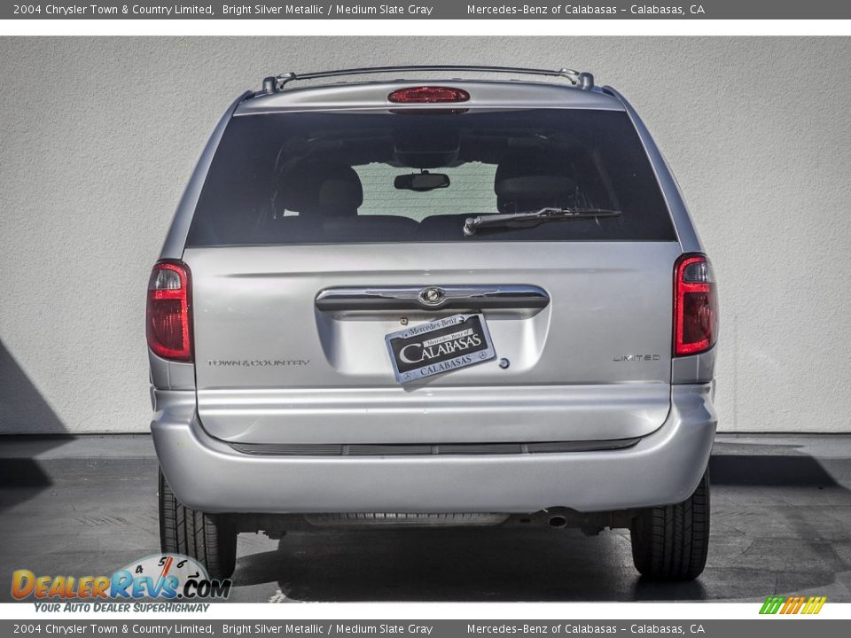 2004 Chrysler Town & Country Limited Bright Silver Metallic / Medium Slate Gray Photo #3