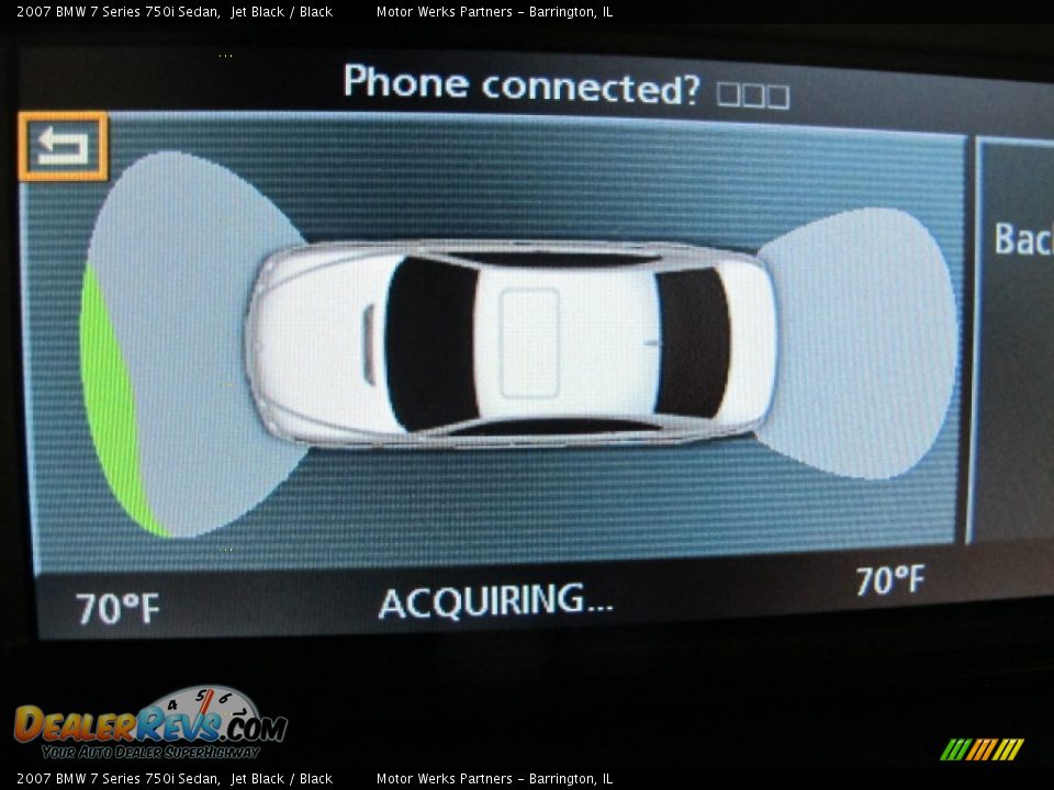 2007 BMW 7 Series 750i Sedan Jet Black / Black Photo #35