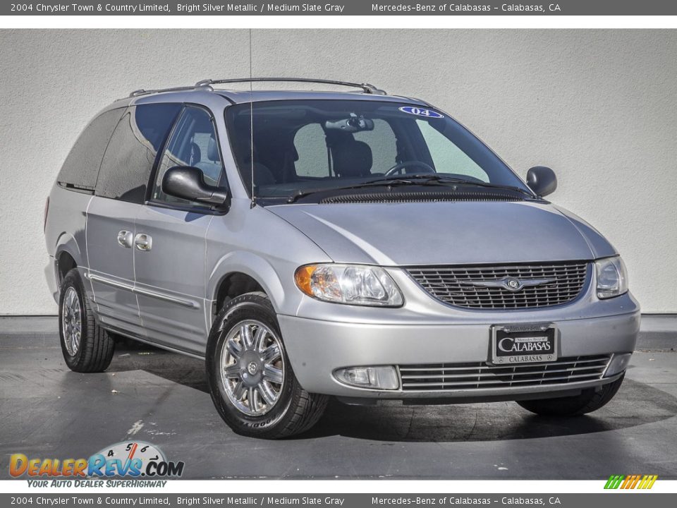2004 Chrysler Town & Country Limited Bright Silver Metallic / Medium Slate Gray Photo #11