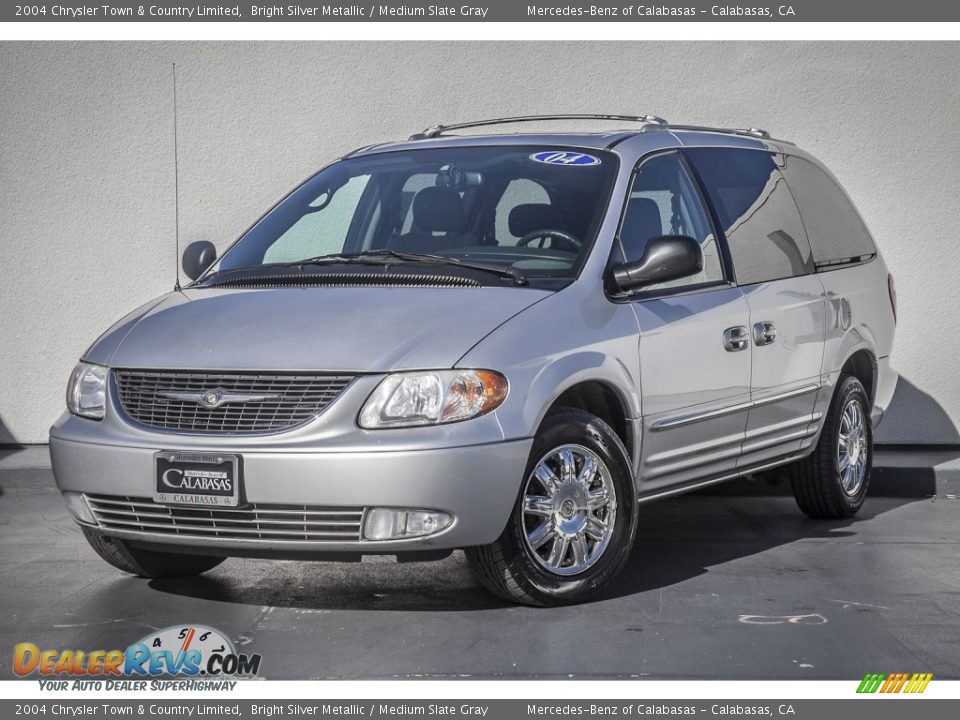 2004 Chrysler Town & Country Limited Bright Silver Metallic / Medium Slate Gray Photo #12