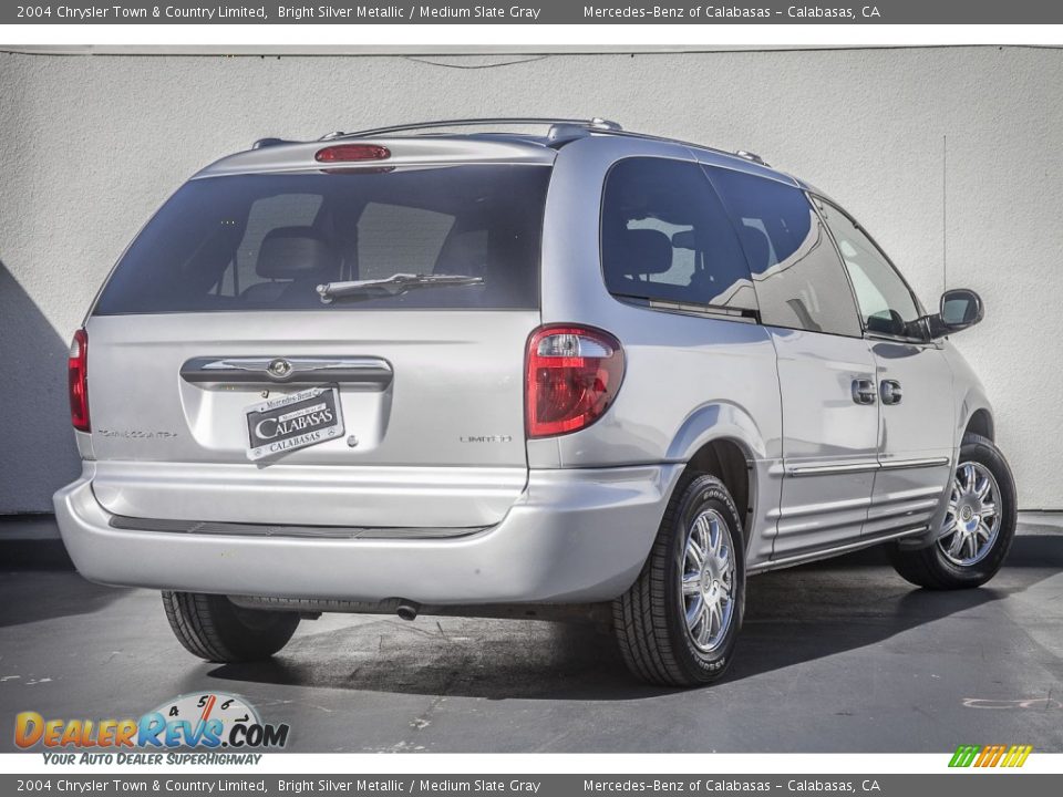 2004 Chrysler Town & Country Limited Bright Silver Metallic / Medium Slate Gray Photo #13