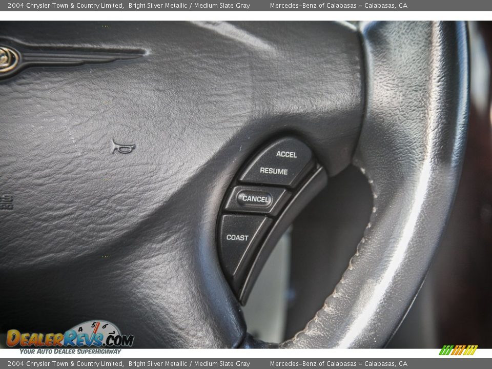 2004 Chrysler Town & Country Limited Bright Silver Metallic / Medium Slate Gray Photo #15