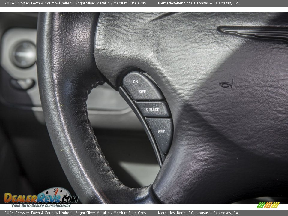 2004 Chrysler Town & Country Limited Bright Silver Metallic / Medium Slate Gray Photo #16