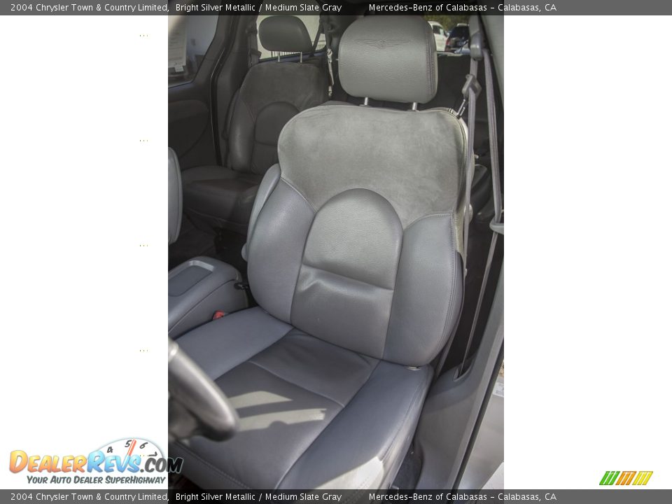 2004 Chrysler Town & Country Limited Bright Silver Metallic / Medium Slate Gray Photo #20