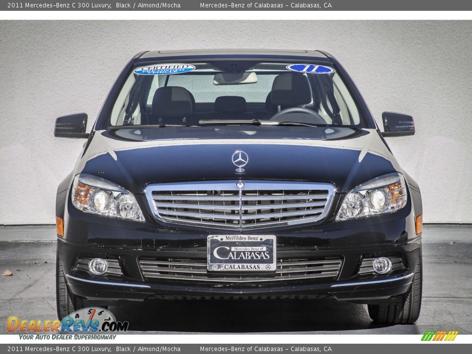 2011 Mercedes-Benz C 300 Luxury Black / Almond/Mocha Photo #2