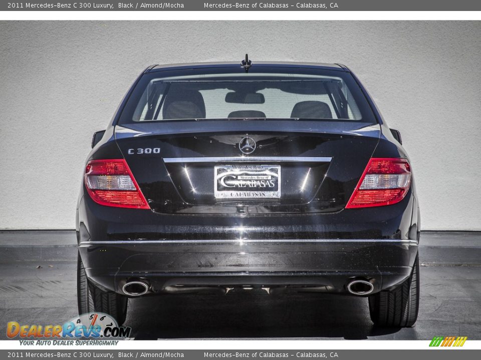 2011 Mercedes-Benz C 300 Luxury Black / Almond/Mocha Photo #3