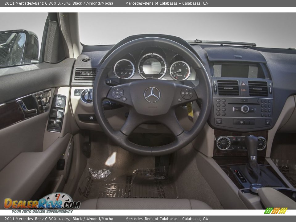 2011 Mercedes-Benz C 300 Luxury Black / Almond/Mocha Photo #4