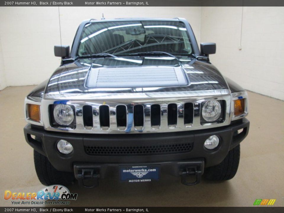 2007 Hummer H3 Black / Ebony Black Photo #2