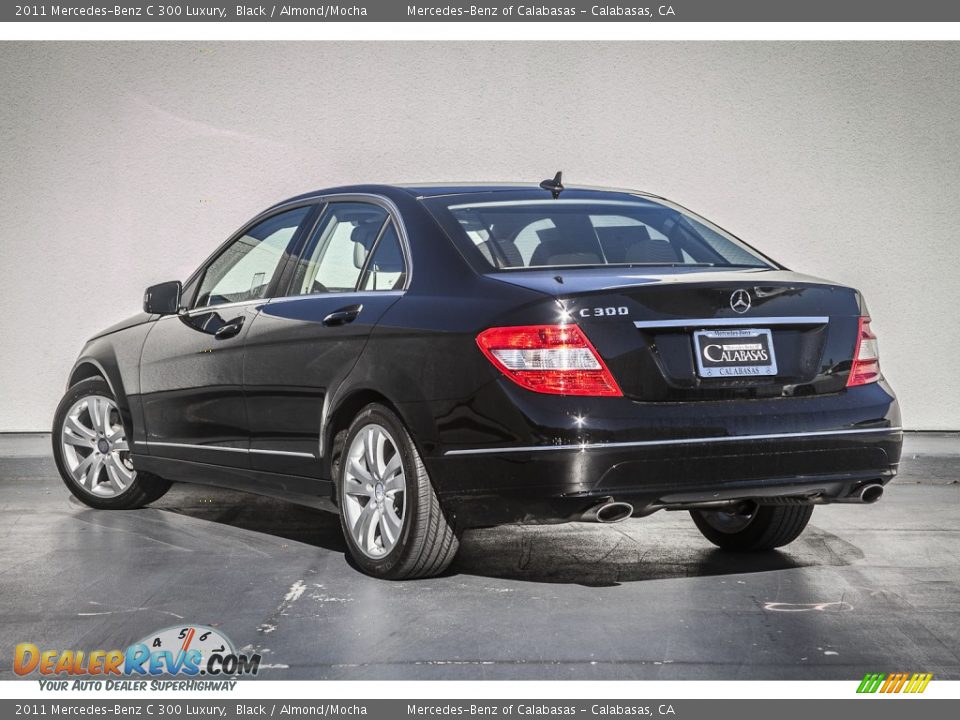 2011 Mercedes-Benz C 300 Luxury Black / Almond/Mocha Photo #10