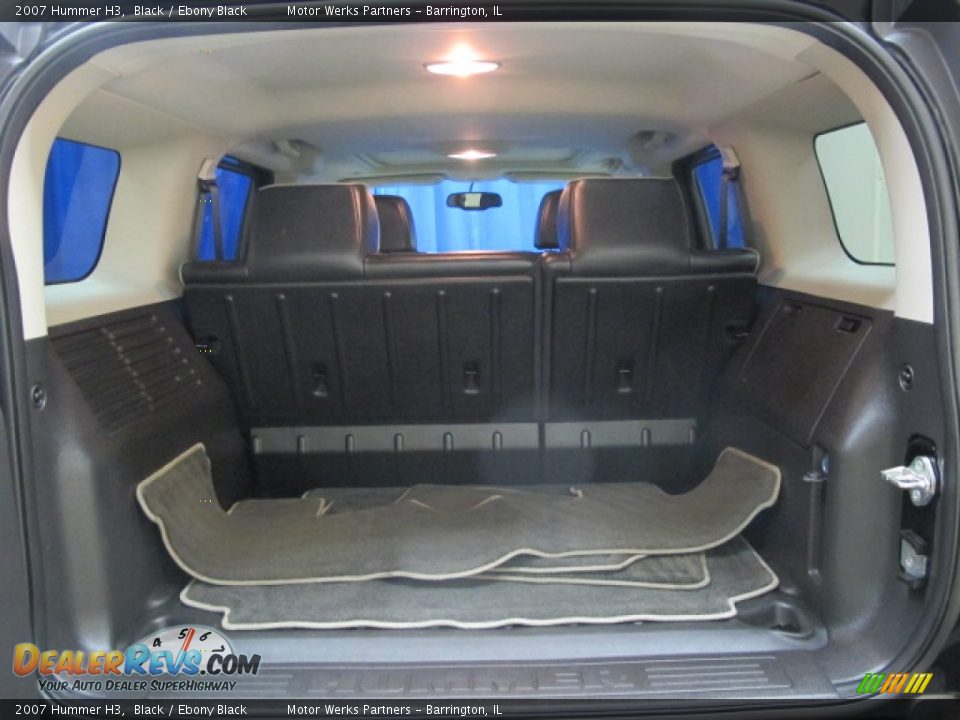 2007 Hummer H3 Black / Ebony Black Photo #11