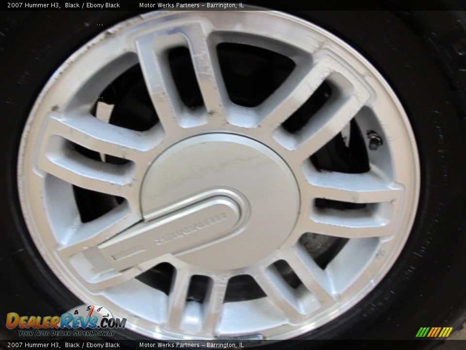 2007 Hummer H3 Black / Ebony Black Photo #13