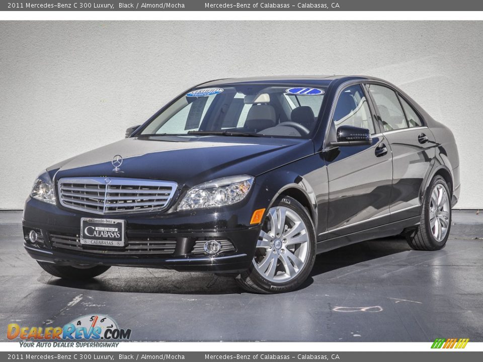 2011 Mercedes-Benz C 300 Luxury Black / Almond/Mocha Photo #12