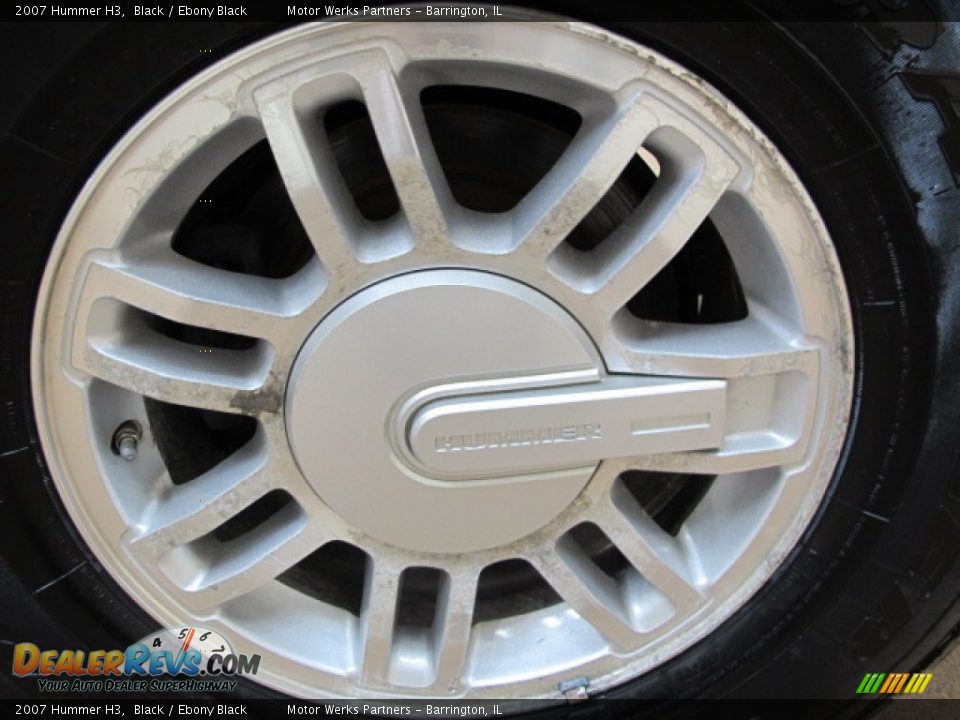 2007 Hummer H3 Black / Ebony Black Photo #14