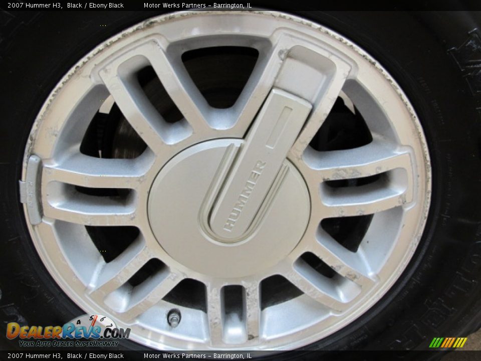 2007 Hummer H3 Black / Ebony Black Photo #15