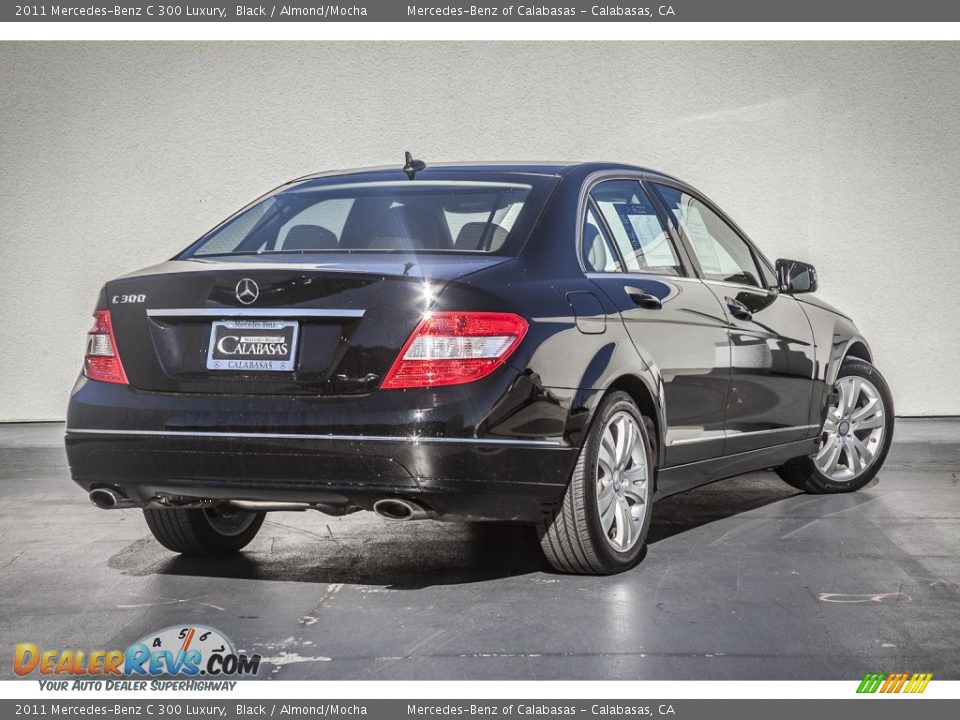 2011 Mercedes-Benz C 300 Luxury Black / Almond/Mocha Photo #13