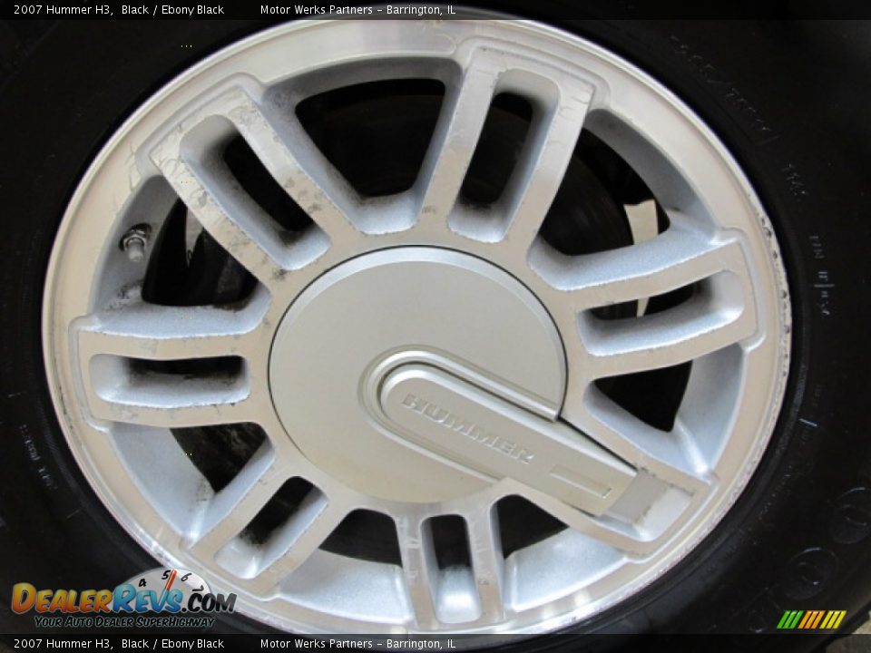 2007 Hummer H3 Black / Ebony Black Photo #16