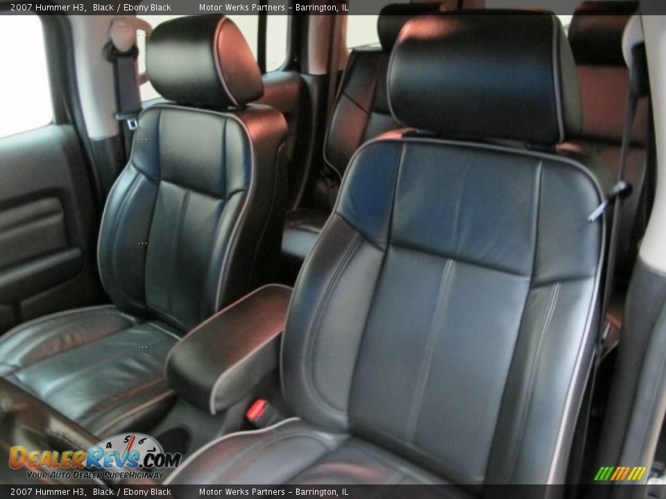 2007 Hummer H3 Black / Ebony Black Photo #18
