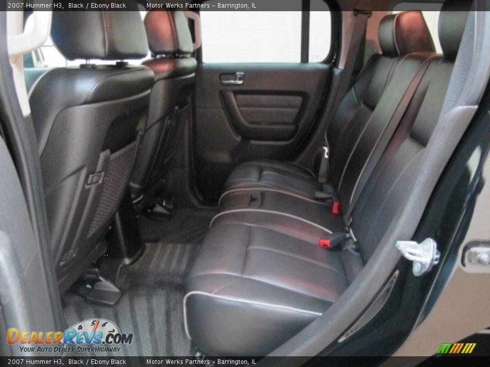 2007 Hummer H3 Black / Ebony Black Photo #19