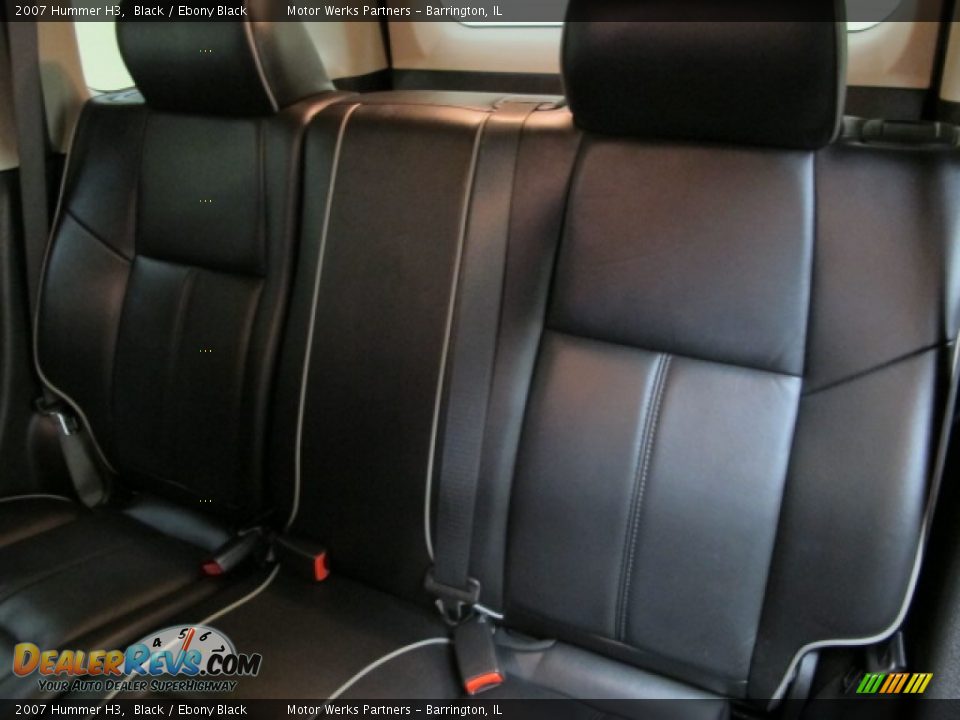 2007 Hummer H3 Black / Ebony Black Photo #20