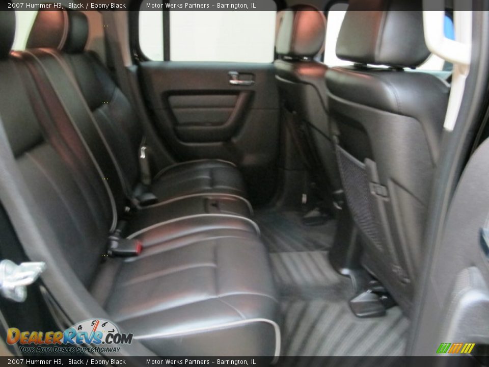 2007 Hummer H3 Black / Ebony Black Photo #21