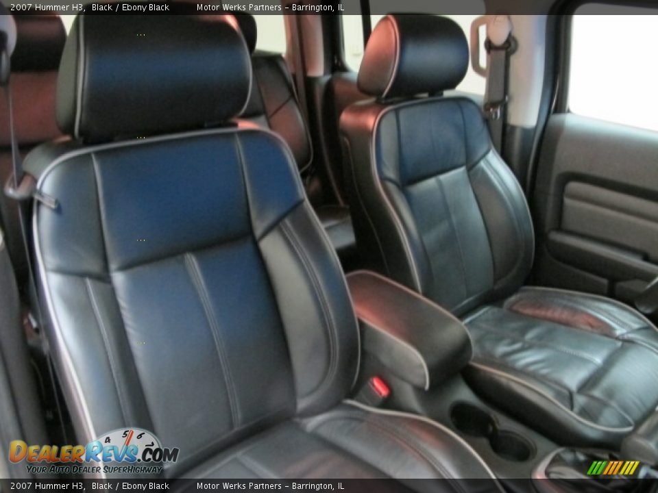 2007 Hummer H3 Black / Ebony Black Photo #24