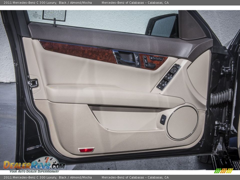 2011 Mercedes-Benz C 300 Luxury Black / Almond/Mocha Photo #18