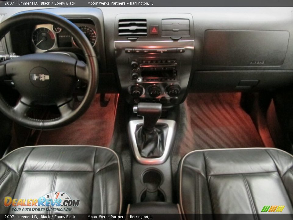 2007 Hummer H3 Black / Ebony Black Photo #26