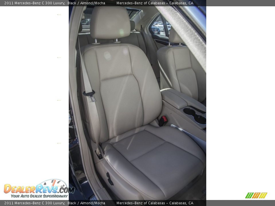 2011 Mercedes-Benz C 300 Luxury Black / Almond/Mocha Photo #23