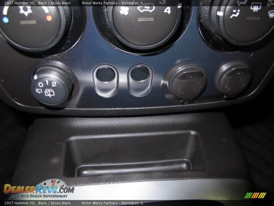 2007 Hummer H3 Black / Ebony Black Photo #33