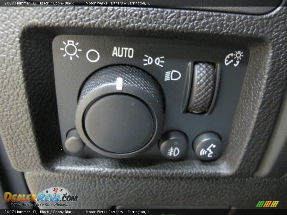 2007 Hummer H3 Black / Ebony Black Photo #35