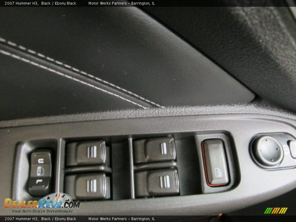 2007 Hummer H3 Black / Ebony Black Photo #36